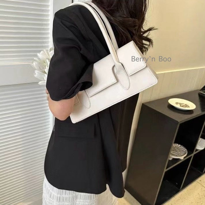 Rectangular Shoulder Flap Bag