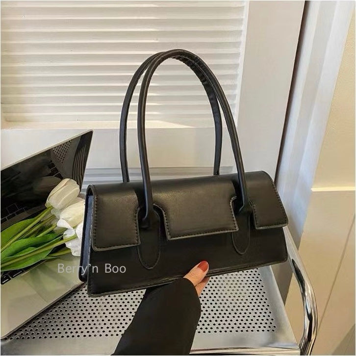 Rectangular Shoulder Flap Bag