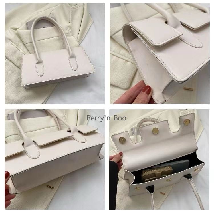 Rectangular Shoulder Flap Bag