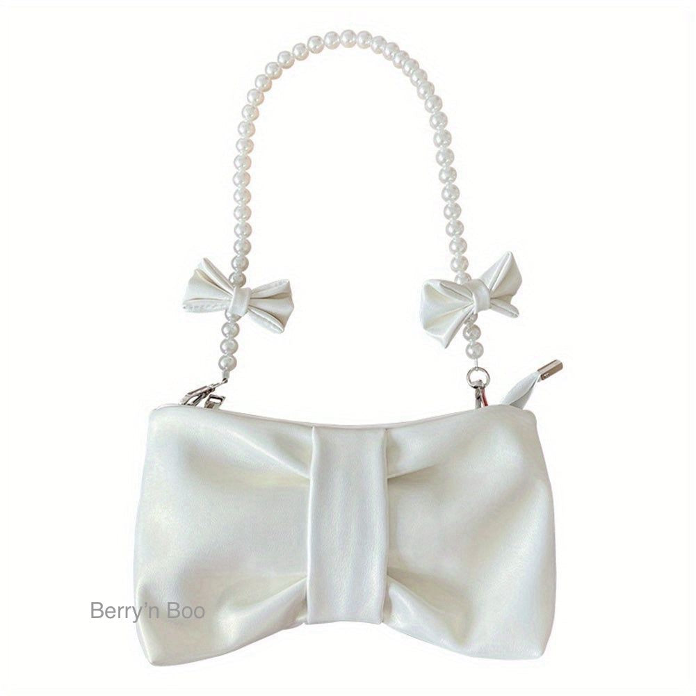 Mini Bow Pearly Bag