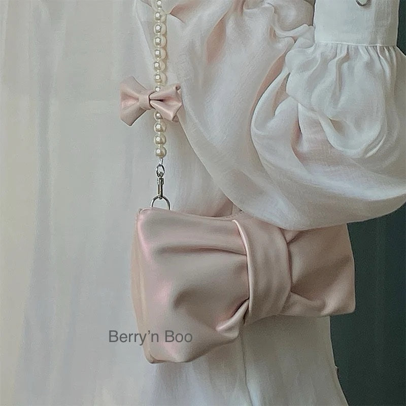 Mini Bow Pearly Bag