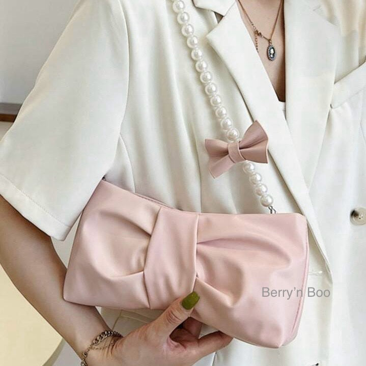 Mini Bow Pearly Bag