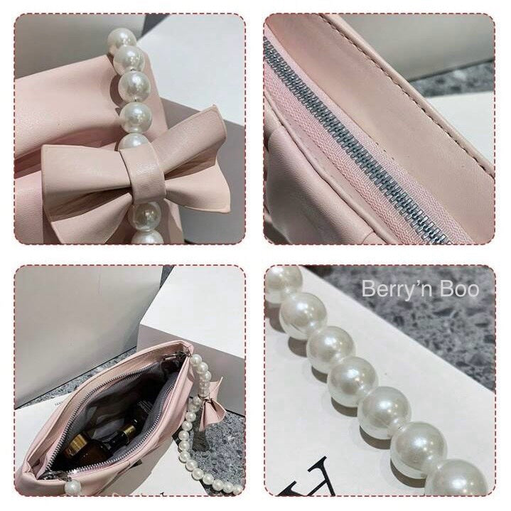 Mini Bow Pearly Bag