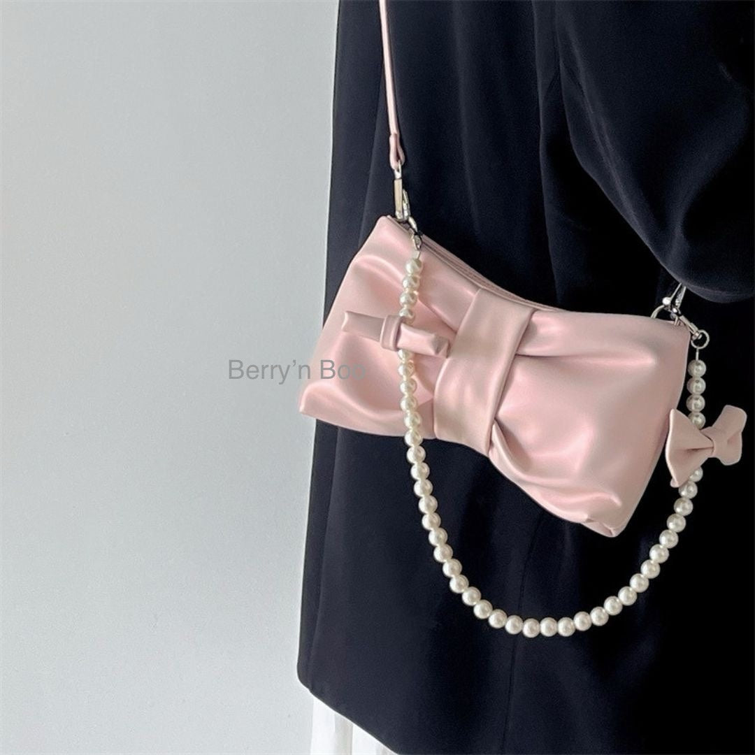 Mini Bow Pearly Bag