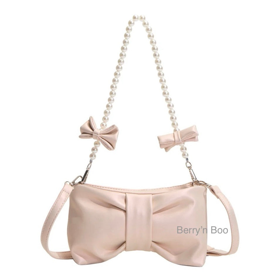 Mini Bow Pearly Bag